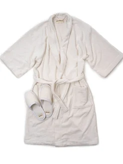 Robe & Slipper Set - Antique White^Business & Pleasure Co. Online