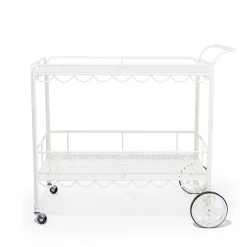 The Al Fresco Bar Cart - Antique White^Business & Pleasure Co. Clearance