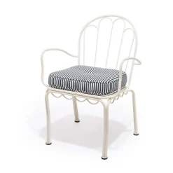 The Al Fresco Chair Cushion - Lauren'S Navy Stripe^Business & Pleasure Co. Online