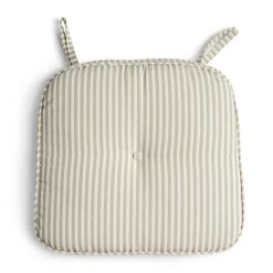 The Al Fresco Chair Cushion - Lauren'S Sage Stripe^Business & Pleasure Co. Discount