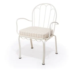 The Al Fresco Chair Cushion - Monaco Natural Stripe^Business & Pleasure Co. Hot