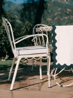 The Al Fresco Dining Chair - Antique White^Business & Pleasure Co. Clearance