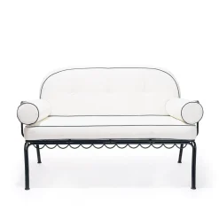 The Al Fresco Love Seat - Vintage Black^Business & Pleasure Co. Sale
