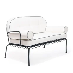 The Al Fresco Love Seat - Vintage Black^Business & Pleasure Co. Sale