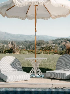 The Al Fresco Side Table - Antique White^Business & Pleasure Co. Sale