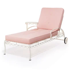 The Al Fresco Sun Lounger Cushion - Dusty Pink^Business & Pleasure Co. Sale