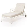 The Al Fresco Sun Lounger Cushion - Monaco Natural Stripe^Business & Pleasure Co. New