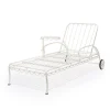The Al Fresco Sun Lounger - Antique White^Business & Pleasure Co. New