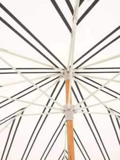 The Amalfi Umbrella - Black Two Stripe^Business & Pleasure Co. Sale