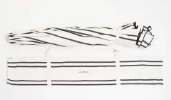 The Amalfi Umbrella - Black Two Stripe^Business & Pleasure Co. Sale