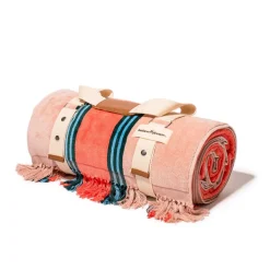 The Beach Blanket - Bistro Dusty Pink Stripe^Business & Pleasure Co. Discount