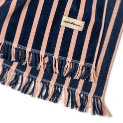 The Beach Blanket - Monaco Navy And Pink Stripe^Business & Pleasure Co. Sale