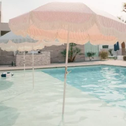 The Club Umbrella - Lauren'S Pink Stripe^Business & Pleasure Co. Fashion