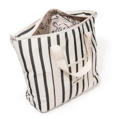 The Cooler Tote Bag - Monaco Black Stripe^Business & Pleasure Co. Best