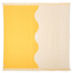 The Holiday Beach Blanket - Ocean Mimosa Stripe^Business & Pleasure Co. Outlet