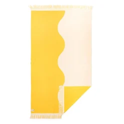 The Holiday Beach Towel - Ocean Mimosa Stripe^Business & Pleasure Co. Outlet