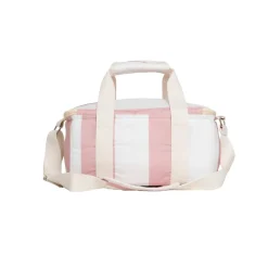 The Holiday Cooler Bag - Pink Capri Stripe^Business & Pleasure Co. Hot