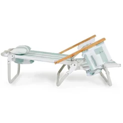 The Holiday Tommy Chair - Sage Capri Stripe^Business & Pleasure Co. Best