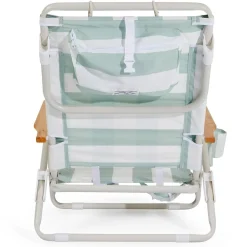 The Holiday Tommy Chair - Sage Capri Stripe^Business & Pleasure Co. Best