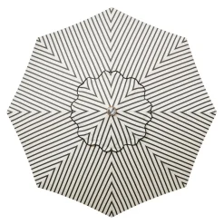 The Market Umbrella - Monaco Black Stripe^Business & Pleasure Co. Online
