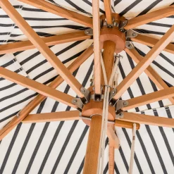 The Market Umbrella - Monaco Black Stripe^Business & Pleasure Co. Online