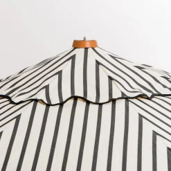 The Market Umbrella - Monaco Black Stripe^Business & Pleasure Co. Online