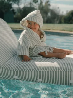 The Mini Poncho - Lauren'S Sage Stripe^Business & Pleasure Co. Clearance