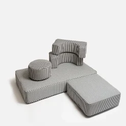 The Modular Pillow Stack - Lauren'S Navy Stripe^Business & Pleasure Co. Clearance