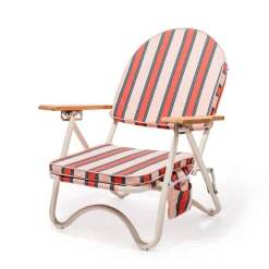 The Pam Chair - Bistro Dusty Pink Stripe^Business & Pleasure Co. Fashion