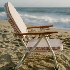 The Pam Chair - Laurens Pink Stripe^Business & Pleasure Co. Sale