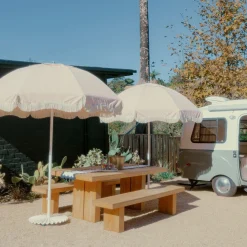 The Patio Umbrella - Lauren'S Pink Stripe^Business & Pleasure Co. New