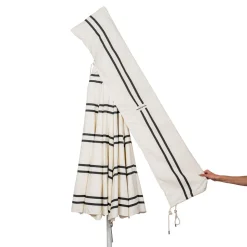 The Patio Umbrella - Malibu Black Stripe^Business & Pleasure Co. Discount