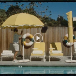 The Patio Umbrella - Rivie White^Business & Pleasure Co. Outlet