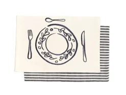 The Placemat - Lauren'S Navy Stripe^Business & Pleasure Co. Hot