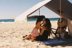 The Premium Beach Tent - Lauren'S Navy Stripe^Business & Pleasure Co. Discount