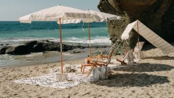 The Premium Beach Tent - Sand Two Stripe^Business & Pleasure Co. Fashion