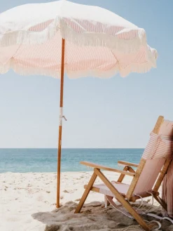 The Premium Beach Umbrella - Lauren'S Pink Stripe^Business & Pleasure Co. Online