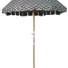 The Premium Beach Umbrella - Vintage Green Check^Business & Pleasure Co. Online