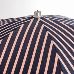 The Premium Beach Umbrella - Monaco Navy And Pink Stripe^Business & Pleasure Co. Discount