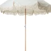 The Premium Beach Umbrella - Lauren'S Sage Stripe^Business & Pleasure Co. Outlet
