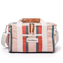 The Premium Cooler Bag - Bistro Dusty Pink Stripe^Business & Pleasure Co. Fashion