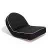 The Reclining Pillow Lounger - Rivie Black^Business & Pleasure Co. Hot