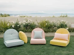 The Reclining Pillow Lounger - Rivie Pink^Business & Pleasure Co. Hot