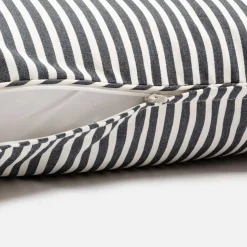 The Rectangle Throw Pillow - Lauren'S Navy Stripe^Business & Pleasure Co. Fashion