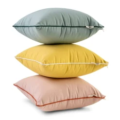 The Small Square Throw Pillow - Rivie Pink^Business & Pleasure Co. Fashion