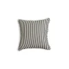 The Small Square Throw Pillow - Lauren'S Navy Stripe^Business & Pleasure Co. Clearance