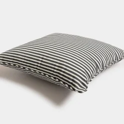 The Small Square Throw Pillow - Lauren'S Navy Stripe^Business & Pleasure Co. Clearance