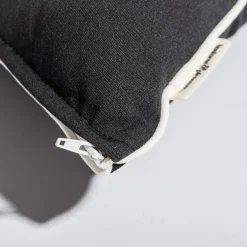 The Small Square Throw Pillow - Rivie Black^Business & Pleasure Co. New