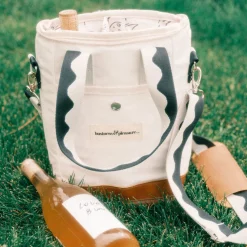 The Wine Cooler Tote Bag - Rivie White^Business & Pleasure Co. Online