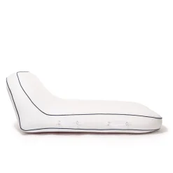 The Xl Pool Lounger - Rivie White^Business & Pleasure Co. Clearance